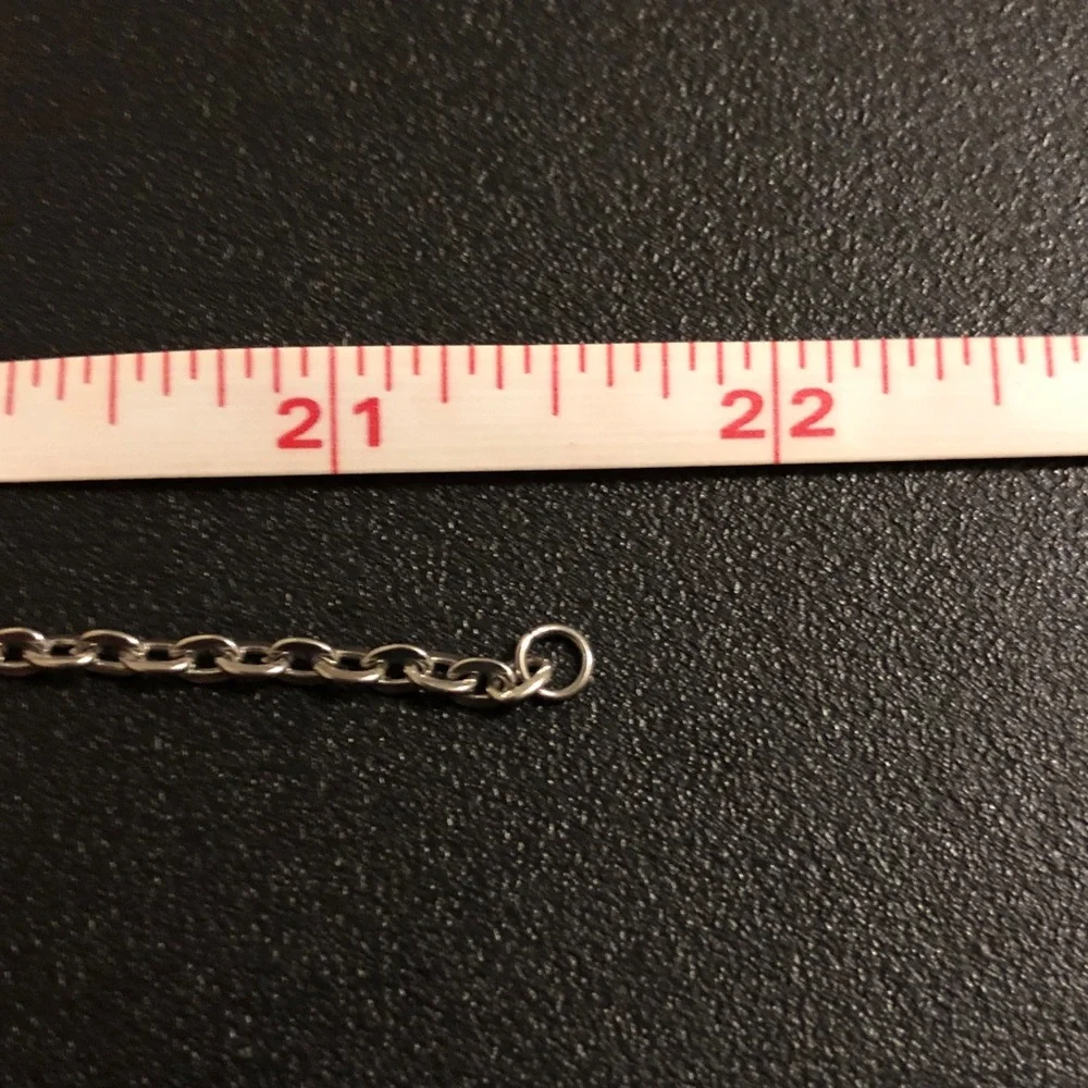 Harley Davidson Silver-Tone Dagger Pendant Necklace